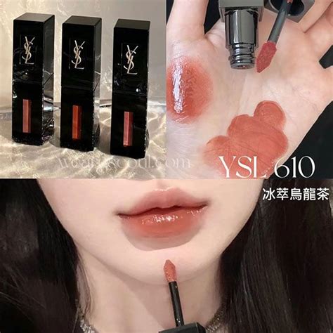 ysl vinyl cream 610|YSL vernis a lipstick.